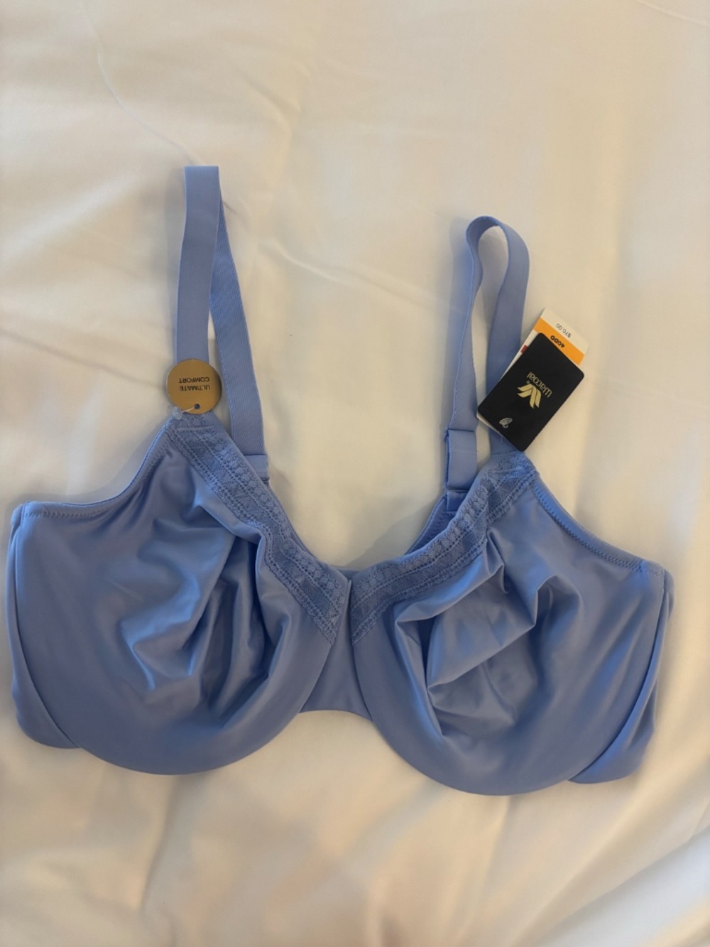 Wacoal Perfect Primer Underwire Bra 855213, up to I Cup - Blue Hydra 40DD. - Picture 2 of 4